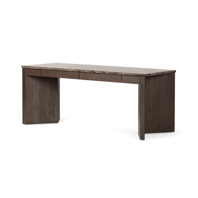 Vista 73.5 " Oak Writing Desk