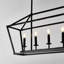 Noir mat 5 - Cuisine, luminaire suspendu moderne pour la salle à manger, la chambre à coucher, le couloir du salon, la chambre de la salle de conférence à suspension linéaire, industriel