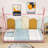 Aaliyaha Twin Size Metal Platform Bed with Triangle Structure and Slats