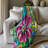 Vibrant Petal Parade Throw Blanket-1491994327
