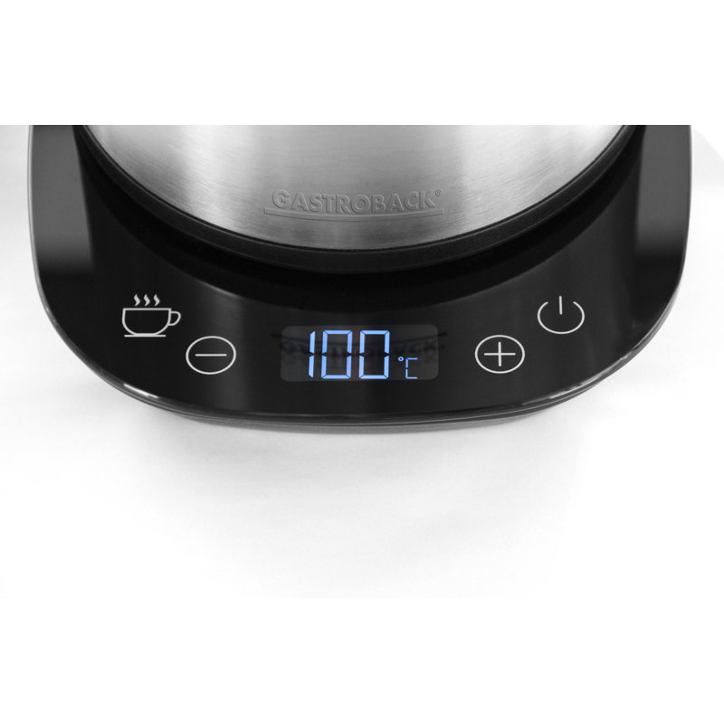 Gastroback 1.7L Stainless Steel Electric Tea Kettle
