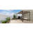 10*10Ft Durable Outdoor Wall-Mounted Pergola