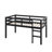 Twin Elevated Loft Bed Comes With Ladder-1788968141
