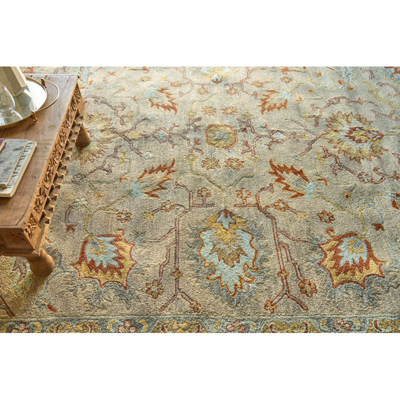 Newport hand-tufted New Zealand Wool Beige/Brown Area Rug, 10'X14'