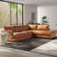 Canapé modulaire en cuir 2 pièces Serena-108988472