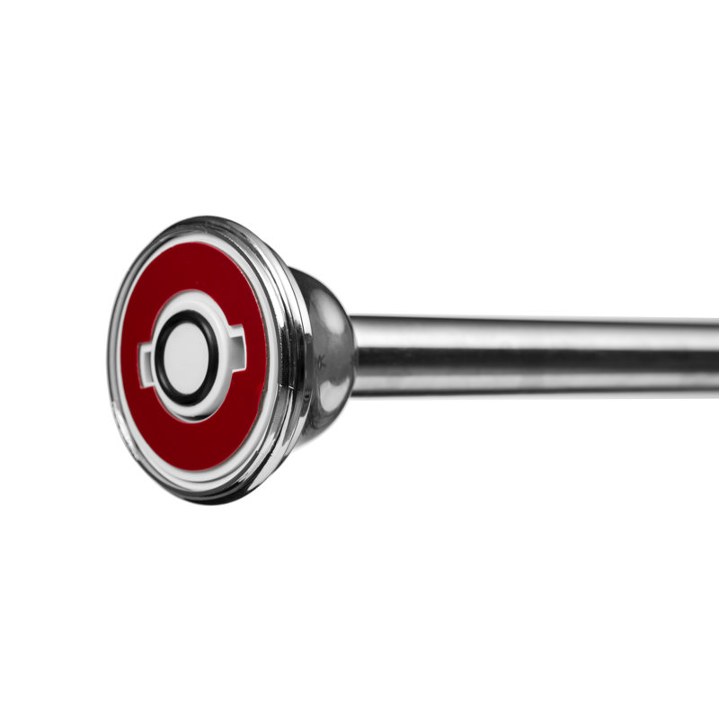 Stick N Lock Stainless Steel Adhesive Tension Rod 86in Chrome