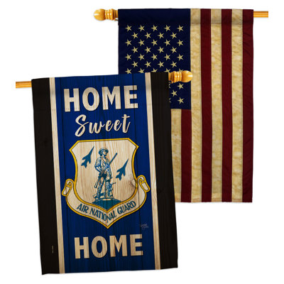 Double Sided 40'' H x 28'' W Polyester House Flag