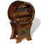 Agetina Floor Wine Bottle Rack Brown