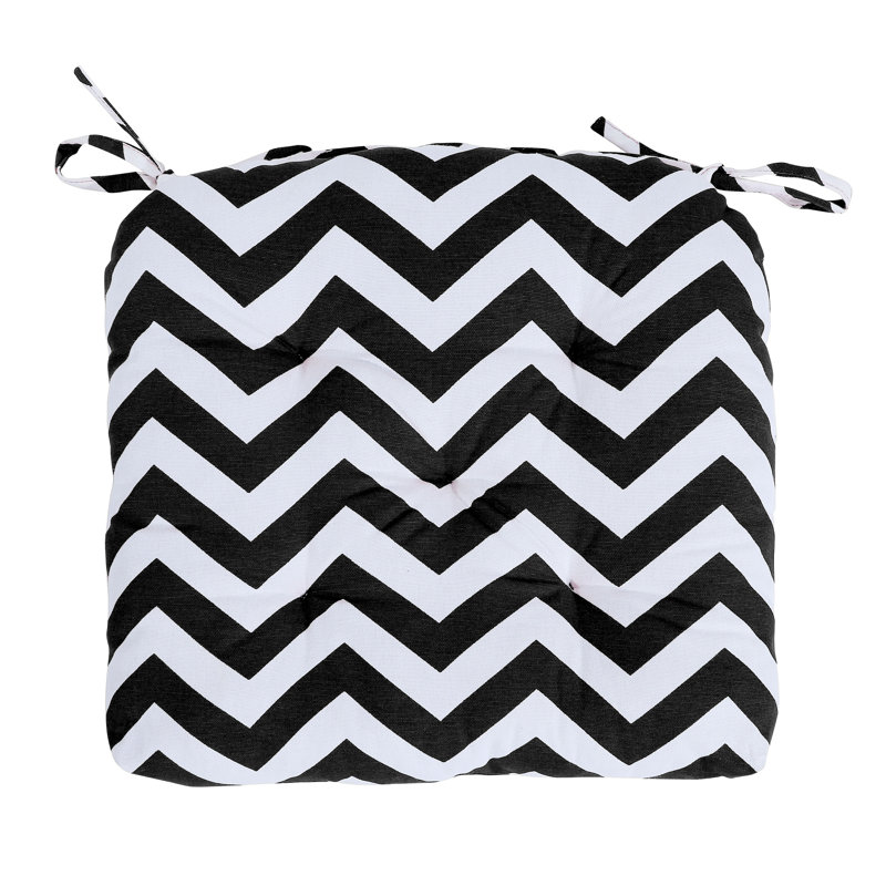 Coussin de chaise d'intérieur, Noir