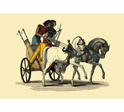 " An Egyptian Chariot " by John Gardner Wilkinson