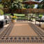 Tapis géométriques lavables pour patio de salle à manger-130383503-130383506