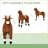 Large Walking Horse Toy