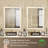 Edlun Backlit and Front light Slope Bathroom Frame Mirror Anti-Fog With Dimmable Light Touch Sensor-1688277045-1688277047
