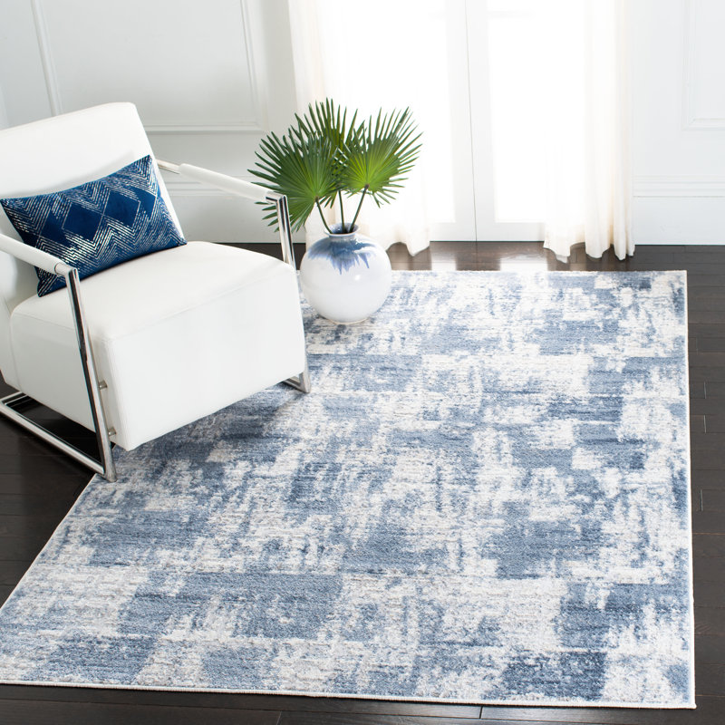 Tapis abstrait Joziah 700 Performance, Rectangulaire 3 pi x 5 pi