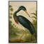 Reproduction d'art sur toile encadrée, "Vintage Heron Wildlife"-1578903953-1578903955