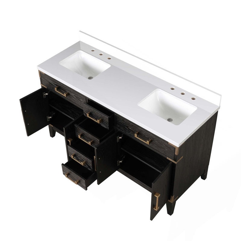 Double Bath Vanity with Top