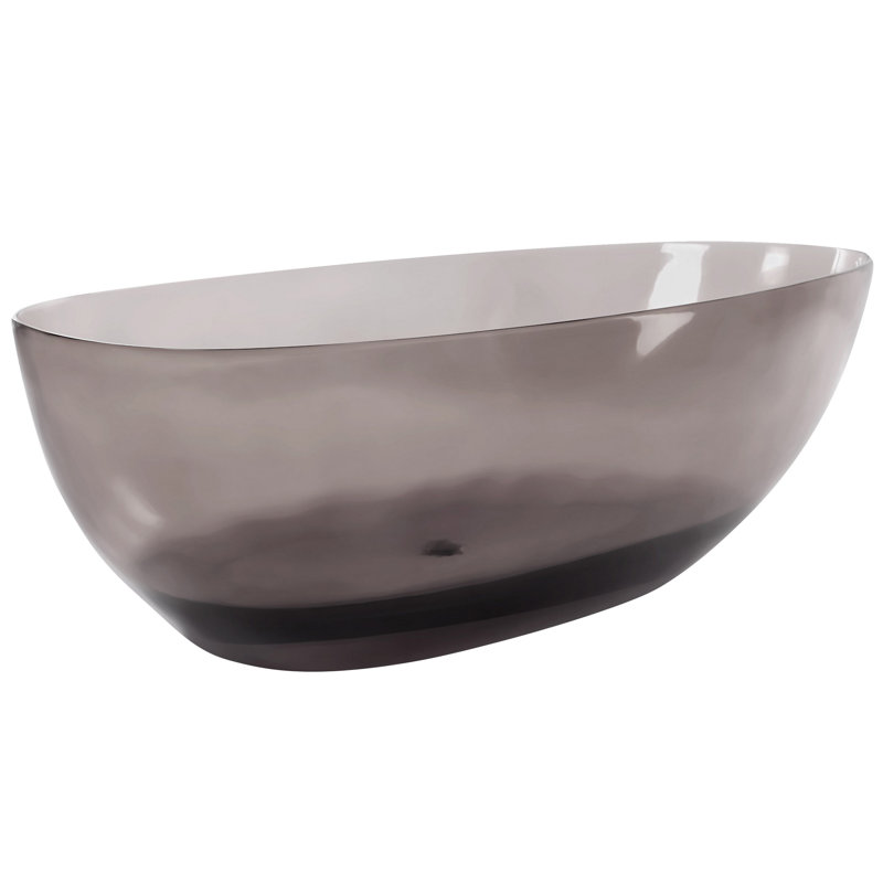 Monquie 169mm x 78mm Solid Surface Bathtub, Black