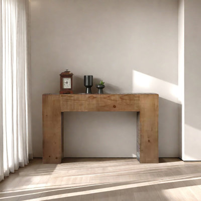 Retro Minimalist Art Solid Wood Console Table