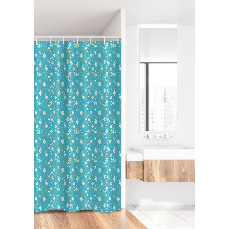 Abstract Shower Curtain with Hooks Included