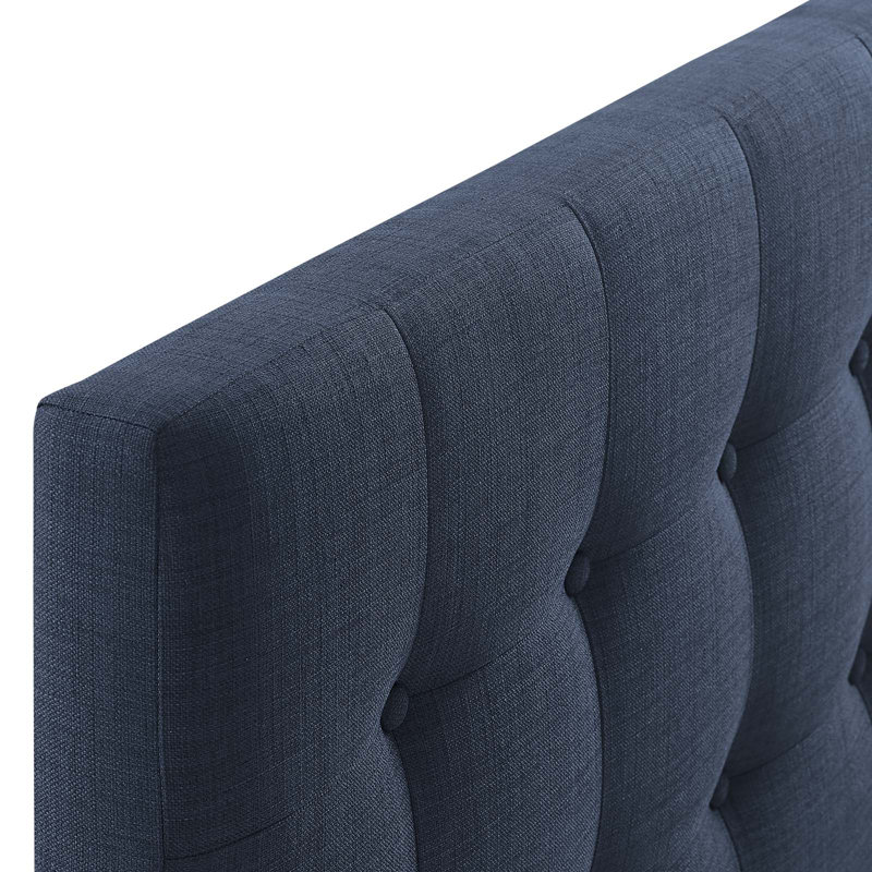 Modway Emily Upholstered Headboard, Full, Navy