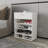 White Shoe Rack With 1-Drawer, A Classic And Versatile Design