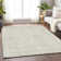 Premium Machine Washable Prisco Ivory Rug