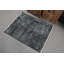 Tapis turc noir unique tissé à la main avec frange décorative