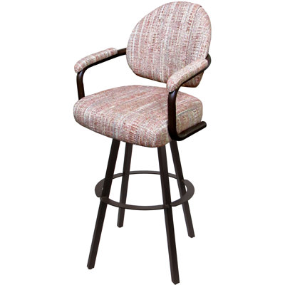Tabouret de bar pivotant en métal Loyce - hauteur de siège de 26 po