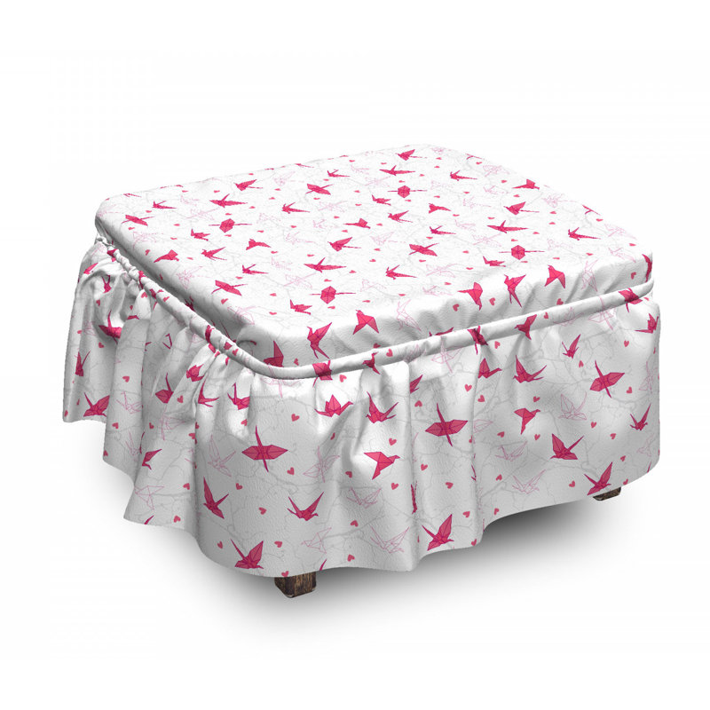 Housse pour repose-pieds avec pique-grues origami
