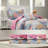 Vibrant 3-piece Quilt Bedding Sets, Multicolor Polyester, Patchwork Style For All Seasons