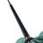 6 - Light Sputnik Sphere Blue Glass Bubble Chandelier-875387276