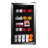 Frigidaire 3.4 cu. ft. Beverage Refrigerator, 96L Capacity Fits 115 Cans or 34 Bottles, Beverage Fridge with Glass Door and Digital Temperature Control, Stainless Steel