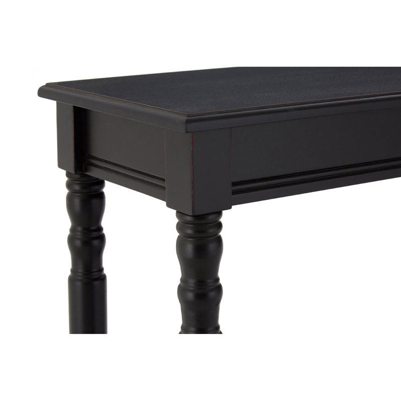 Nathen 80cm Console Table, Black
