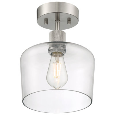 Southglenn Glass Semi Flush Mount