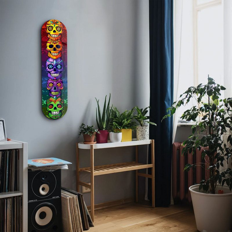 Peinture décorative en verre trempé