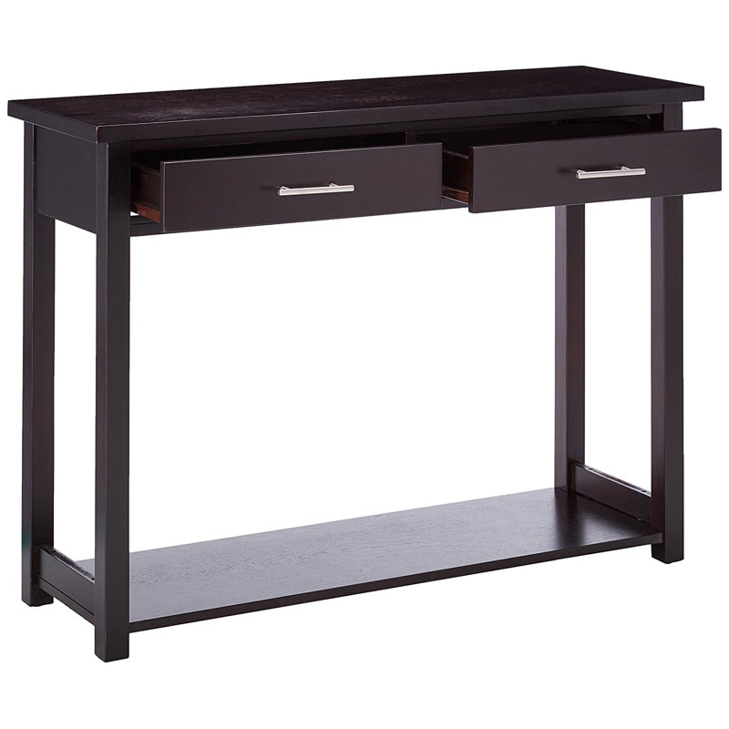 Tillers 42" Wood Side Table with Drawers