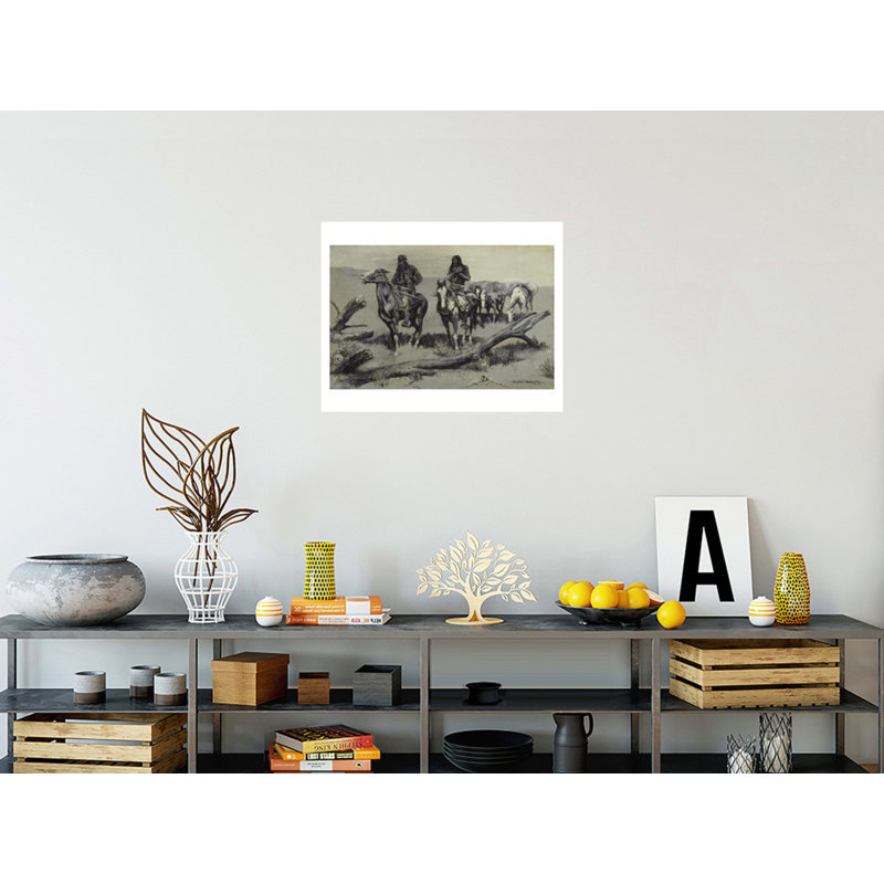 «Dead Men (The Discovery)» par Frederic Remington - Impression giclée, H 22 po x l 28 po