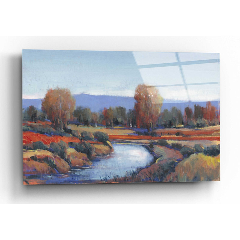«Hidden Creek II» par Tim O'Toole, art mural en verre acrylique, H 16 po x l 24 po x P 0,2 po