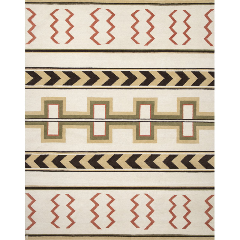 Mesa Wool Southwestern Area Rug, Rectangle 5' x 8'