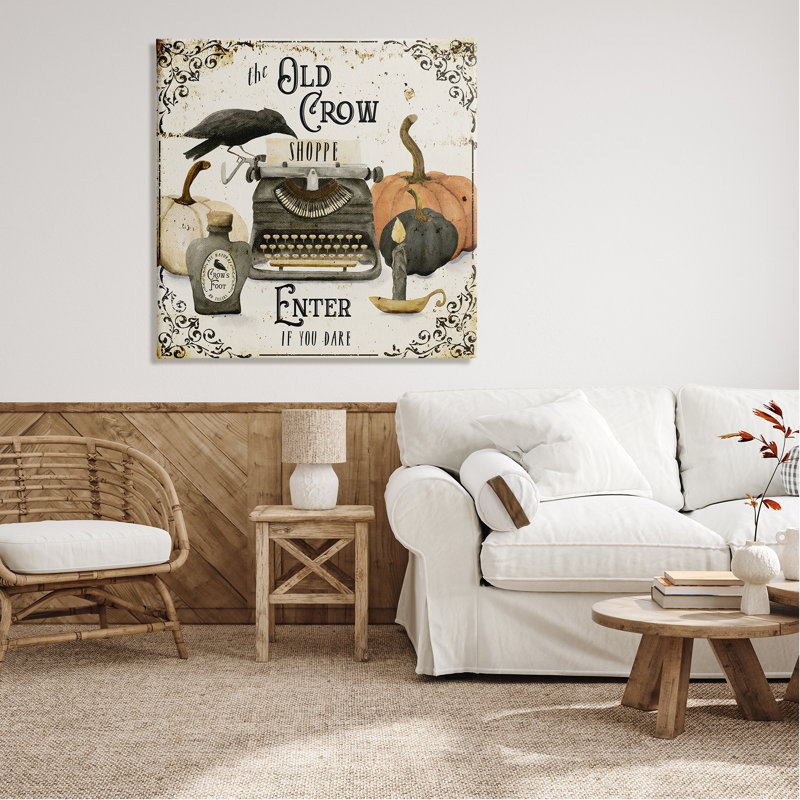 «Old Crow Shoppe» sur toile par Deane Beesley, H 36 po x l 36 po x P 1,5 po