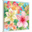 «Tropical Island Florals» par Cynthia Coulter, reproduction d'art sur toile encadrée-109519505