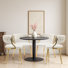 Christal 21.65'' W 4-Piece Velvet Dining Chair Set with Metal Legs