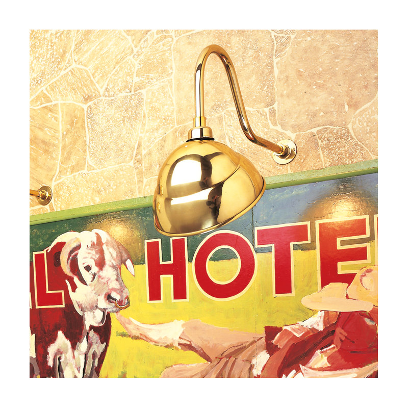 SIGN LIGHT Brass Outdoor Barn Light, Bronze