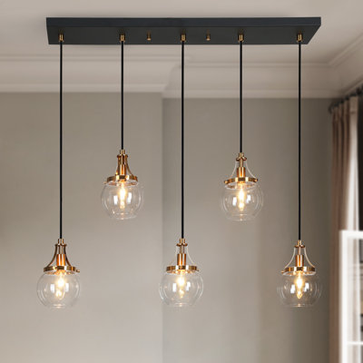 Loram 5-Light Dimmable Linear Pendant