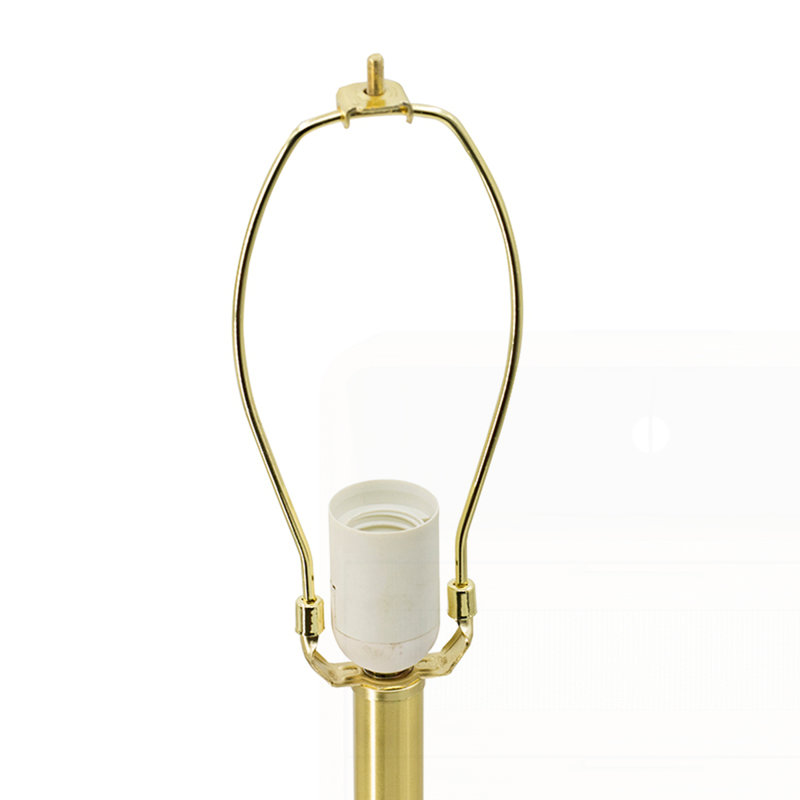 Lampes de table modernes, H 26 po x l 13 po x P 13 po, Marbre, Blanc et or, Blanc et or