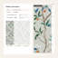 Papier peint floral avec branches et feuilles