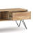 68"W Solid Mango Wood Industrial TV Stand for TVs up to 75" with 2 Drawers and Open Shelf