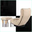Fauteuil inclinable Lazy Coton | Profondeur de l'assise: 22,8