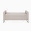 Banc de rangement à fermeture douce