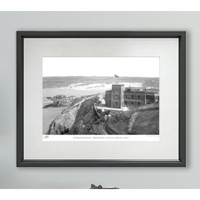 Perranporth, Droskyn Castle Hotel 1935 - Single Picture Frame Print